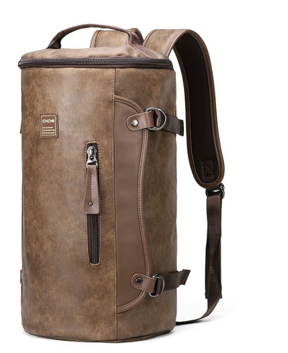 Fashion Backpack Men's Backpack Large-capacity Bucket Bag Leisure Travel Bag