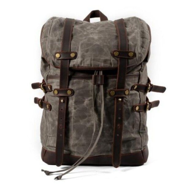 Canvas Men's Bag Leisure Backpack Men's Waterproof Outdoor Travel Bag