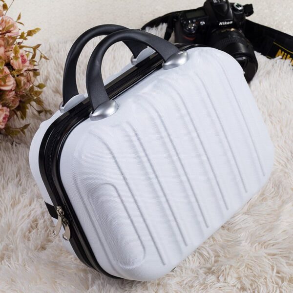 14 inch portable cosmetic bag travel password box