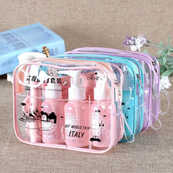 Travel Portable Toiletry Bag Cosmetic Empty Bottle