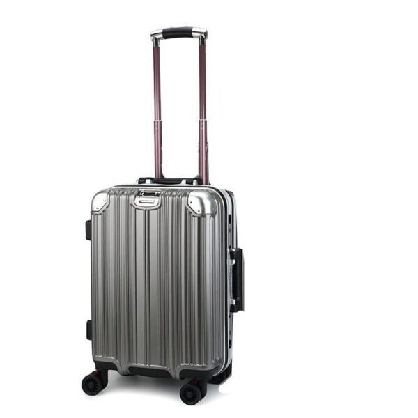 Luggage pull rod box Cardan female rose gold aluminum frame tour box 2024 inch men business suitcase