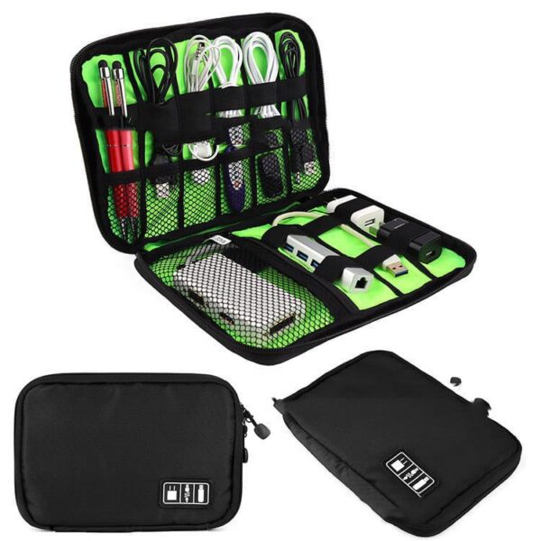 Data Cable Mobile Phone Accessories Storage Bag Earphone Charger Travel Organizer Bag