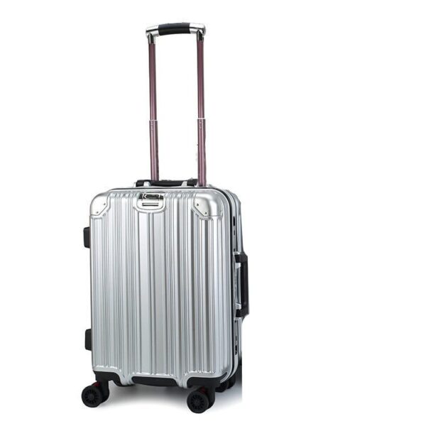 Luggage pull rod box Cardan female rose gold aluminum frame tour box 2024 inch men business suitcase